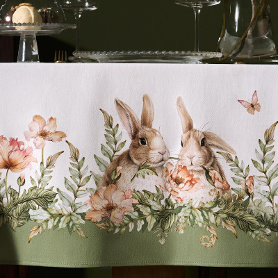 Скатерть овальная " SENSE" ,160х220см, 100% хлопок, твил c пропиткой LEFARD 850-753-41-15