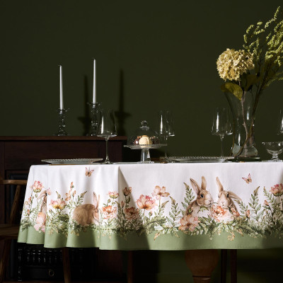 Скатерть овальная " SENSE" ,160х220см, 100% хлопок, твил c пропиткой LEFARD 850-753-41-16