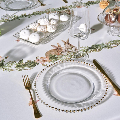 Скатерть овальная " SENSE" , 180х300см , зеленый, 100%хлопок , твил LEFARD 850-753-42-11