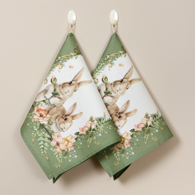 Набор полотенец из 2-х шт "SENSE" 40х60см, 100% хлопок, белый твил LEFARD 850-753-62