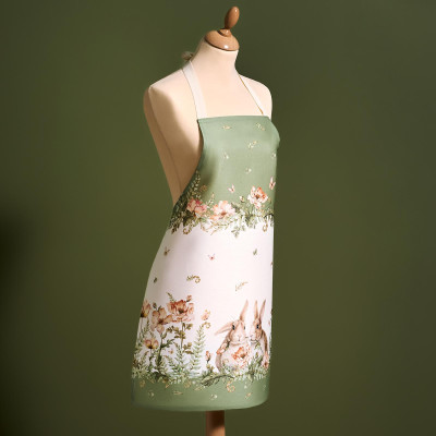 Фартук " SENSE" 60х70см, зеленый 100% хлопок, твил, пропитка LEFARD 850-753-7-1