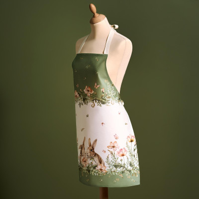 Фартук " SENSE" 60х70см, зеленый 100% хлопок, твил, пропитка LEFARD 850-753-7-6