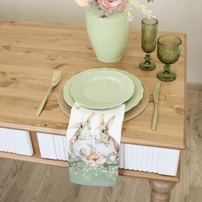 Набор салфеток из 2-х шт "SENSE" 40х40см, зеленый, 100% хлопок, твил, LEFARD 850-753-8-7