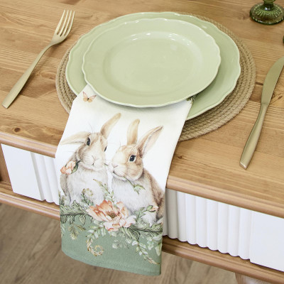 Набор салфеток из 2-х шт "SENSE" 40х40см, зеленый, 100% хлопок, твил, LEFARD 850-753-8-8