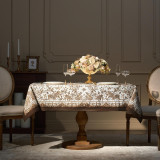 Скатерть " ROYAL GARDEN" 140х180см ,белый ,100% хлопок ,твил с пропиткой LEFARD 850-754-2