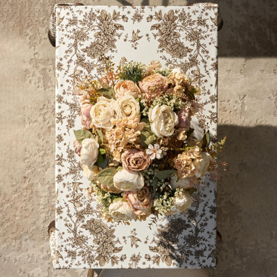 Скатерть " ROYAL GARDEN" 110х140см ,белый ,100% хлопок ,твил с пропиткой LEFARD 850-754-20-9