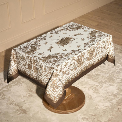 Скатерть " ROYAL GARDEN" 110х140см ,белый ,100% хлопок ,твил с пропиткой LEFARD 850-754-20-11