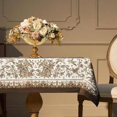 Скатерть " ROYAL GARDEN" 110х140см ,белый ,100% хлопок ,твил с пропиткой LEFARD 850-754-20-4