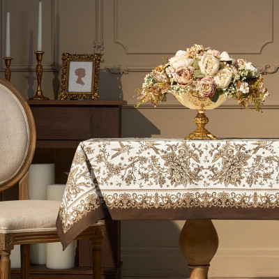 Скатерть " ROYAL GARDEN" 110х140см ,белый ,100% хлопок ,твил с пропиткой LEFARD 850-754-20-5