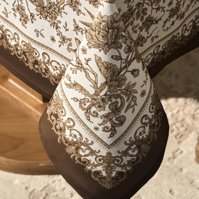 Скатерть " ROYAL GARDEN" 110х140см ,белый ,100% хлопок ,твил с пропиткой LEFARD 850-754-20-7