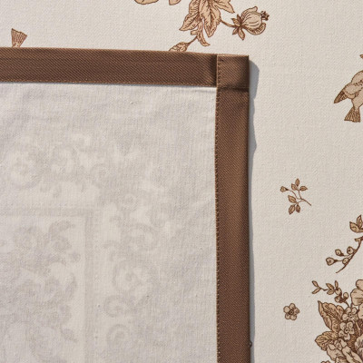 Скатерть " ROYAL GARDEN" 140х300см ,белый ,100% хлопок ,твил с пропиткой LEFARD 850-754-22-1