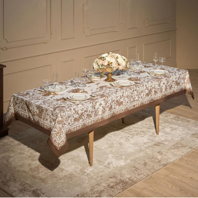 Скатерть " ROYAL GARDEN" 140х300см ,белый ,100% хлопок ,твил с пропиткой LEFARD 850-754-22-5