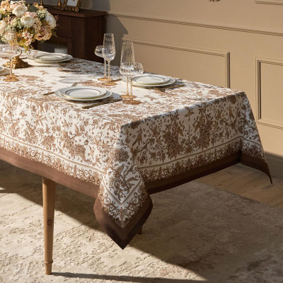 Скатерть " ROYAL GARDEN" 140х300см ,белый ,100% хлопок ,твил с пропиткой LEFARD 850-754-22-8