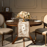 Дорожка " ROYAL GARDEN" 40х146см ,белый ,100% хлопок ,твил с пропиткой LEFARD 850-754-3