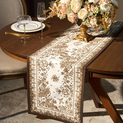 Дорожка на стол "RICH GARDEN", 45х300см, 100% хлопок, твил LEFARD 850-754-32-1