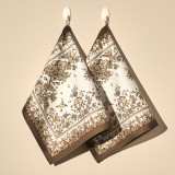 Набор полотенец из 2х шт "ROYAL GARDEN",белый ,40х60см твил,100% хлопок, LEFARD 850-754-6