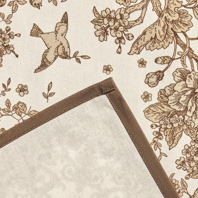 Набор полотенец из 2х шт "ROYAL GARDEN",белый ,40х60см твил,100% хлопок, LEFARD 850-754-6-1