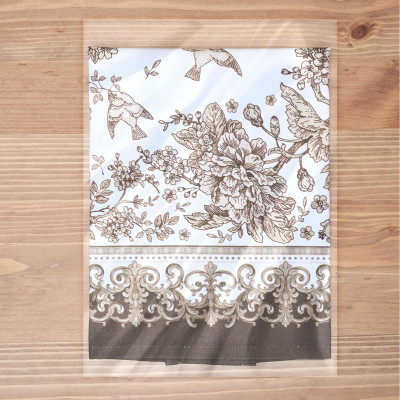 Фартук "ROYAL GARDEN", 60х70см ,100% хлопок,белый ,твил,пропитка LEFARD 850-754-7-2