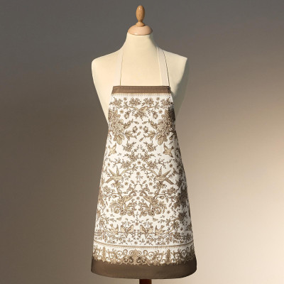 Фартук "ROYAL GARDEN", 60х70см ,100% хлопок,белый ,твил,пропитка LEFARD 850-754-7