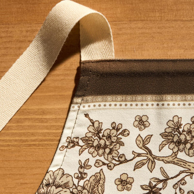 Фартук "ROYAL GARDEN", 60х70см ,100% хлопок,белый ,твил,пропитка LEFARD 850-754-7-4