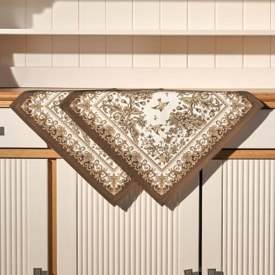 Набор салфеток из 2-х шт "ROYAL GARDEN",40х40см, 100% хлопок ,бежевый ,твил, LEFARD 850-754-8-10