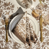 Набор салфеток из 2-х шт "ROYAL GARDEN",40х40см, 100% хлопок ,бежевый ,твил, LEFARD 850-754-8