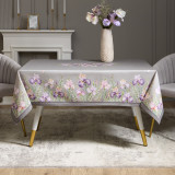 Скатерть "ИРИСЫ" 140х180см ,серый, 100% хлопок,твил пропитка LEFARD 850-755-2