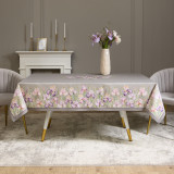 Скатерть "ИРИСЫ" 160х220см ,серый, 100% хлопок,твил пропитка LEFARD 850-755-21