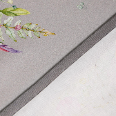 Скатерть "ИРИСЫ" 160х220см ,серый, 100% хлопок,твил пропитка LEFARD 850-755-21-1