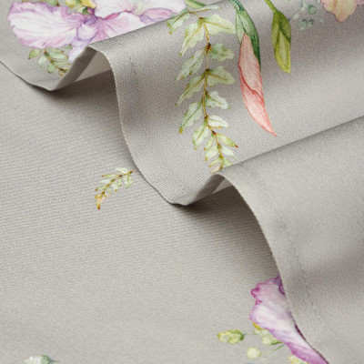 Набор полотенец из 2 шт " ИРИСЫ" 40х60см,серый,100% хлопок,твил LEFARD 850-755-6-7