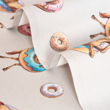 Набор полотенец из 2шт " ЛОШАДЬ В ПОНЧИКАХ" ,серый,40х60см твил,100% хлопок LEFARD 850-756-6-5