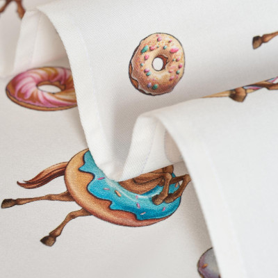 Набор полотенец из 2шт " ЛОШАДЬ В ПОНЧИКАХ" ,белый,40х60см твил,100% хлопок LEFARD 850-756-61-5