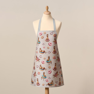 Фартук " ЛОШАДЬ В ПОНЧИКАХ" , 60х70см, 100% хлопок, твил, пропитка LEFARD 850-756-7