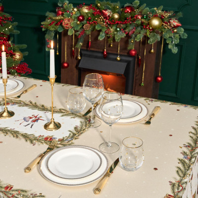 Скатерть " ЩЕЛКУНЧИК" 160х220см бежевый,100% хлопок,твил LEFARD 850-757-21-11