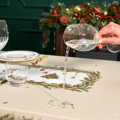 Скатерть " ЩЕЛКУНЧИК" 140х300см бежевый ,100%хлопок ,твил LEFARD 850-757-22-14