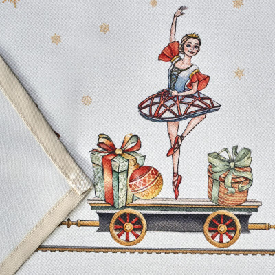 Дорожка на стол " ЩЕЛКУНЧИК" , 45х145см, бежевый, 100% хлопок,твил LEFARD 850-757-3-2