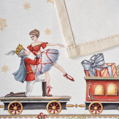 Набор полотенец из 2 шт " ЩЕЛКУНЧИК" 40х60см бежевый, 100%хлопок, твил LEFARD 850-757-6-5