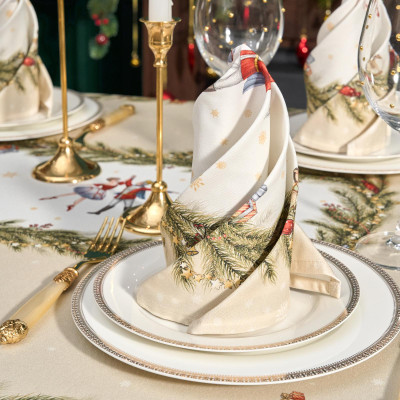 Набор салфеток из 2-х шт " ЩЕЛКУНЧИК" ,40х40см ,100% хлопок LEFARD 850-757-8-14