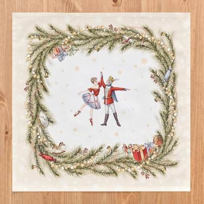 Набор салфеток из 2-х шт " ЩЕЛКУНЧИК" ,40х40см ,100% хлопок LEFARD 850-757-8-1