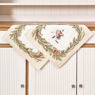 Набор салфеток из 2-х шт " ЩЕЛКУНЧИК" ,40х40см ,100% хлопок LEFARD 850-757-8-21