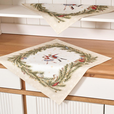 Набор салфеток из 2-х шт " ЩЕЛКУНЧИК" ,40х40см ,100% хлопок LEFARD 850-757-8-23