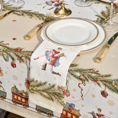 Набор салфеток из 2-х шт " ЩЕЛКУНЧИК" ,40х40см ,100% хлопок LEFARD 850-757-8-5