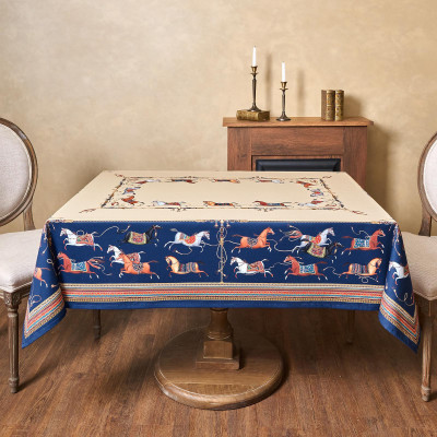 Скатерть "PASSAGE" 140х180см ,бежевый, 100% хлопок с пропиткой,твил LEFARD 850-758-2-10