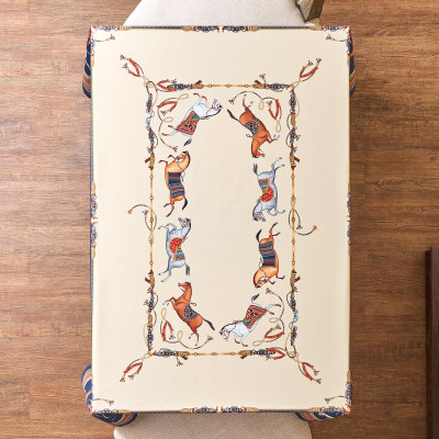 Скатерть "PASSAGE" 110х140см ,бежевый,100% хлопок с пропиткой,твил LEFARD 850-758-20-13