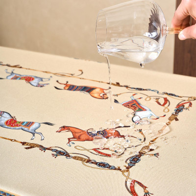 Скатерть "PASSAGE" 110х140см ,бежевый,100% хлопок с пропиткой,твил LEFARD 850-758-20-21