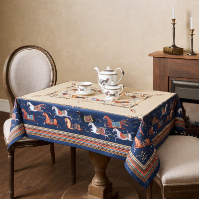 Скатерть "PASSAGE" 110х140см ,бежевый,100% хлопок с пропиткой,твил LEFARD 850-758-20-4