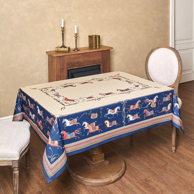 Скатерть "PASSAGE" 160х220см ,бежевый,100% хлопок с пропиткой,твил LEFARD 850-758-21-13