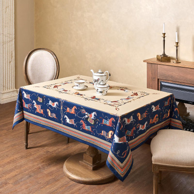 Скатерть "PASSAGE" 160х220см ,бежевый,100% хлопок с пропиткой,твил LEFARD 850-758-21-6