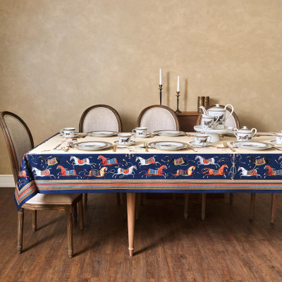 Скатерть "PASSAGE" 140х300см ,бежевый,100% хлопок с пропиткой,твил LEFARD 850-758-22-1