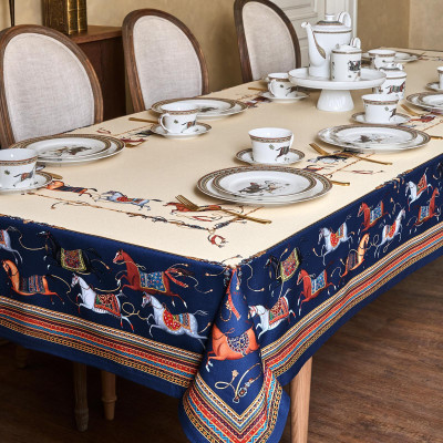 Скатерть "PASSAGE" 140х300см ,бежевый,100% хлопок с пропиткой,твил LEFARD 850-758-22-5